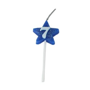 Vela Estrela Nº 7 Azul Provelaf