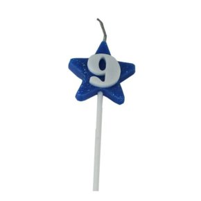Vela Estrela Nº 9 Azul Provelaf