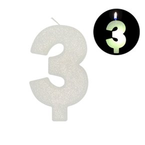 Vela Led N. 3 Silver Plastic