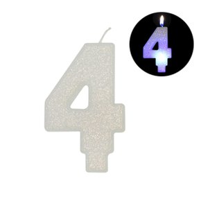 Vela Led N. 4 Silver Plastic