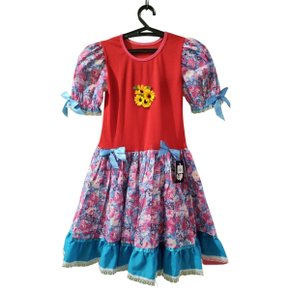 Vestido Caipira Tam G Infantil R 3021 Cat