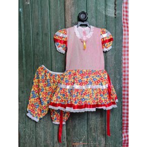 Vestido Caipira Tam N. 10 Ref 3258 Jeitinho