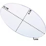 Acrilico Base Oval 10x6cm C/ 05 Un Massari