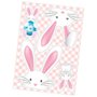Adesivo Decorativo Coelho Pascoa 4 Pecas Regina