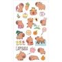 Adesivos Transparente 06 Folhas Capivara Capy Club Tilibra