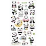 Adesivos Transparente 06 Folhas Panda Lovely Friend Tilibra