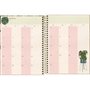 Agenda 2025 Planner Espiral Rosa Naturalis Tilibra