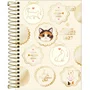 Agenda 2027 Purrfect Cats 160Fls Bege Espiral 110x154mm Tilibra