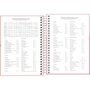 Agenda Pepper 2026 Feminina Pink Pandas Espiral  160 Folhas Tilibra