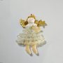 Anjo de Pendurar 14cm Dourado Natalino Impulsetto