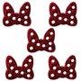 Aplique Eva Laço Minnie Ref 09594 C/ 5 Un Piffer