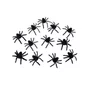 Aranha Mini Preta 02 cm com 50 Unidades Partiu