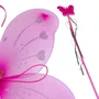 Asa Borboleta Pink + Tiara e Varinha - Ref. 8211 GR