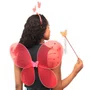 Asa Borboleta Vermelha + Tiara e Varinha – Ref. 8211 GR