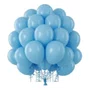 Bexiga Buff Azul Claro 50 Unidades Nº5 Lisa Art-Latex