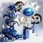 Bexiga Metalizada Astronauta 84 Cm Silverplastic