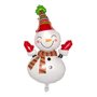 Bexiga Metalizada Boneco de Neve 38cm/14’’ Neotrentina