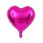 Bexiga Metalizada Coração Pink 45cm Partiu