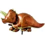 Bexiga Metalizada Dinossauro Laranja  42cm/17’’ Neotrentina