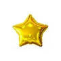 Bexiga Metalizada Estrela Ouro 25 cm Partiu