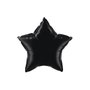 Bexiga Metalizada Estrela Preto 45cm Importado