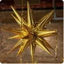 Bexiga Metalizada Estrela Sputnik Ouro 70cm Paf 566 Partiu