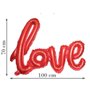 Bexiga Metalizada Love Vermelho 108x64cm Neo