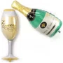 Bexiga Metalizada Mini Taça de Champagne 45cm Neotrentina