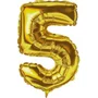 Bexiga Metalizada N. 5 Ouro 40cm