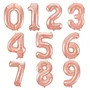 Bexiga Metalizada N. 5 Rose Gold 40 Cm