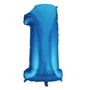 Bexiga Metalizada N° 1 Azul Escuro Royal 40 cm Ref. PAF098 Partiu