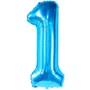 Bexiga Metalizada N° 1 Azul Escuro Royal 40 cm Ref. PAF098 Partiu