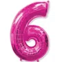Bexiga Metalizada N° 6 Pink 40 cm Ref. PAF099 Partiu