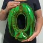 Bexiga Metalizada Nº 0 Verde 40cm Silverplastic