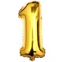Bexiga Metalizada Nº 1 Ouro 40cm Partiu