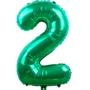 Bexiga Metalizada Nº 2 Verde 40cm Silverplastic