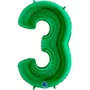Bexiga Metalizada Nº 3 Verde 40cm Silverplastic
