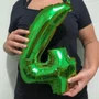 Bexiga Metalizada Nº 4 Verde 40cm Silverplastic