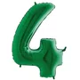 Bexiga Metalizada Nº 4 Verde 40cm Silverplastic