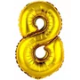 Bexiga Metalizada Nº 8 Ouro 40cm PartiuFestas