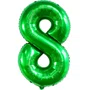 Bexiga Metalizada Nº 8 Verde 40cm Silverplastic