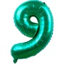 Bexiga Metalizada Nº 9 Verde 40cm Silverplastic