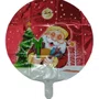 Bexiga Metalizada Papai Noel C/ Presente 45cm Unidade Neotrentina
