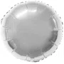 Bexiga Metalizada Redonda Branca 25 cm Ref. PAF 525 Partiu