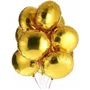 Bexiga Metalizada Redonda Ouro 25 cm Ref. PAF 525 Partiu