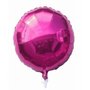 Bexiga Metalizada Redonda Pink - 20cm