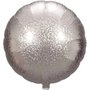 Bexiga Metalizada Redonda Prata 45 cm Holográfico Neotrentina