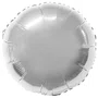 Bexiga Metalizada Redonda Prata 80 cm Neo