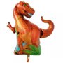 Bexiga Metalizada Dinossauro Vermelho 38cm/15’’ Neotrentina