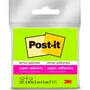 Bloco Adesivo Post-it 76mm x 76mm Verde Neon C/ 45fls 3M